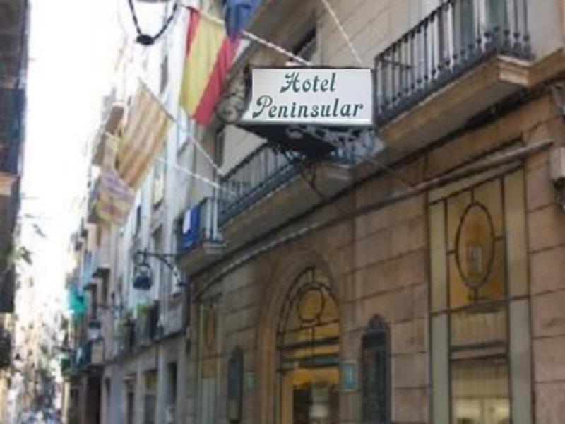 Hotel Peninsular Barcelona Exterior foto